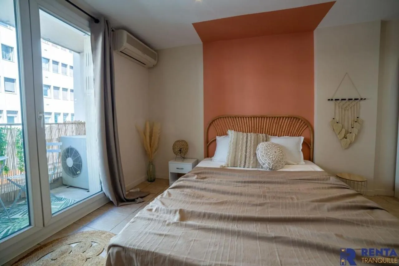 Chambre 1 Rene Cassinbalcon Wifi Mini-Frigo Tv Apartment Nice 0*,  France