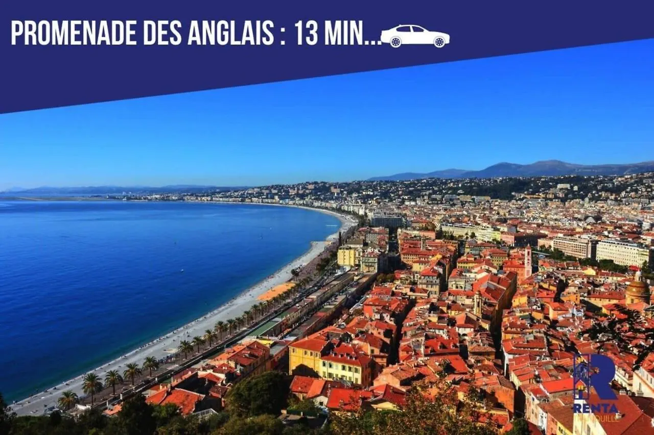 Chambre 1 Rene Cassinbalcon Wifi Mini-Frigo Tv Apartment Nice